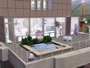 Sims 3 — Veranda Villas - Pink Penthouse by Madams139 — City living with available outside space, the Veranda Villas