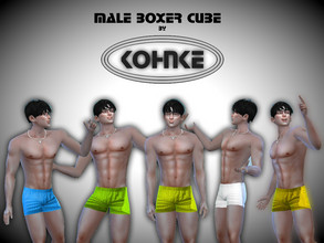 Sims 4 — Kohnke Underwear Boxer Cube by CHKohnke — Male Underwear Boxer