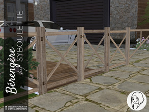 Sims 4 — Patreon Early Release - Berengere set by Syboubou — This was the very first fence I ever made ! It is fully