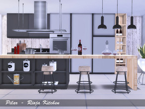Sims 4 — Rioja Kitchen  by Pilar — Scents of my land 