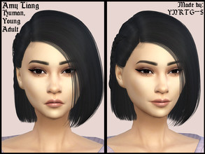 Sims 4 — Amy Liang by YNRTG-S — Amy is a true person of art: paintings, pictures, drawings and murals. She wishes to