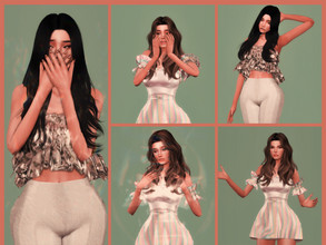 Sims 4 — Mood II posepack by couquett — Hi this is another pack of pose with different mood, I hope that you like it
