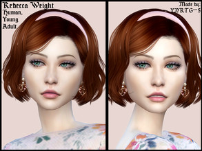 Sims 4 — Rebecca Weight by YNRTG-S — Why can't there be the only oneS instead of the only one? Why not get them all?