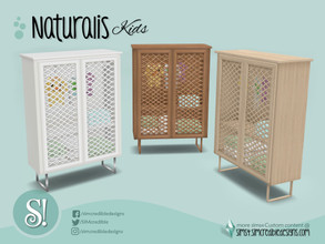 Sims 4 — Naturalis Armoire by SIMcredible! — by SIMcredibledesigns.com available at TSR 3 colors variations