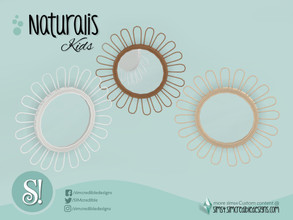 Sims 4 — Naturalis Flower Mirror by SIMcredible! — by SIMcredibledesigns.com available at TSR 3 colors variations