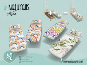 Sims 4 — Naturalis kids single bed mattress by SIMcredible! — by SIMcredibledesigns.com available at TSR 4 colors