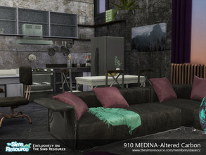 Sims 4 — 910 MEDINA-Altered Carbon by dasie22 — The suite was built in San Myshuno at 910 Medina Studios Apartments. This
