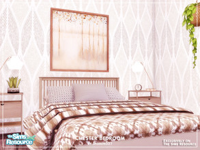 Sims 4 — Chester Bedroom by sharon337 — This is a Room Build 5 x 5 Room $7,159 Please make sure you download all required