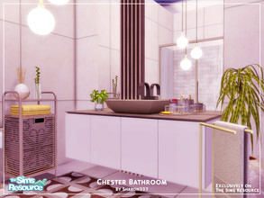 Sims 4 — Chester Bathroom by sharon337 — This is a Room Build 3 x 4 Room $7,405 Please make sure you download all
