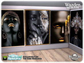 Sims 4 — Wazden bedroom big wall paintings by jomsims — Wazden bedroom big wall paintings
