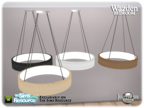 Sims 4 — Wazden bedroom ceiling light by jomsims — Wazden bedroom ceiling light