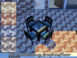 Sims 4 — MB-SolidSiding_GraphicsFloor by matomibotaki — MB-SolidSiding_GraphicsFloor, graphic tile floor, stylish for