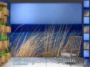 Sims 4 — MB-MagicMural_Ozean by matomibotaki — MB-MagicMural_Ozean, a day at the beach with sun and sea, pure relaxation,