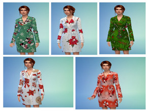 Sims 4 — Christmas Morning Robes by sweetheartwva — Christmas Morning Robes. Ever wake up on Christmas morning and your