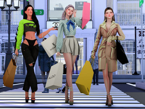 Sims 4 —  Friend"s Shopping  by couquett — Hi little swetties, its time to buy a lot of things with yours friends,