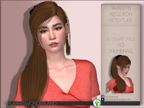 Sims 4 — JavaSims' Absideon Hair Retexture *MESH NEEDED* by PlayersWonderland — .16 Swatches .HQ .Custom thumbnail 7