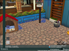 Sims 4 — Streets by Silerna — I really love those dog and cat mailboxes, they are so adorable! 5 different colored