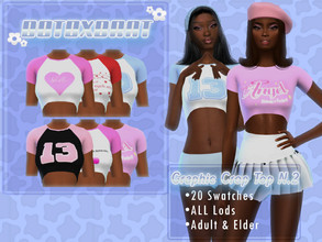 Sims 4 — [B0T0XBRAT] Graphic Tee N. 2 by B0T0XBRAT — Hi, bunnies! Here's another part of the graphic tee... series (?)