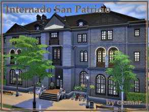 Sims 4 — Internado San Patricio by casmar — It is time for our Sims 4 have a quality school or college to study! The lot