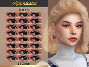 Sims 4 — Eyes N04 by Anonimux_Simmer — - 24 Colors - BGC - Face paint category - All ages - All genders - Thanks to all