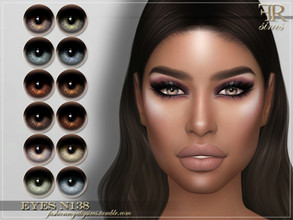 Sims 4 — Eyes N138 by FashionRoyaltySims — Standalone Custom thumbnail All ages and genders 12 color options HQ texture