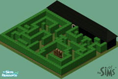 Sims 1 — Destiny Maze by Willysim — I used this house for a theme for my sims game, try it out!