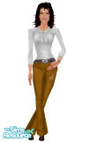 Sims 1 — Three Faces of Phoebe 2 by frisbud — This outfit was worn by Phoebe Halliwell(Alyssa Milano) in episode