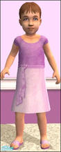 Sims 2 — Purple dress by bottledinsanity — 