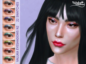 Sims 4 — Eyeshadow N2 by Valuka — 22 colours CAS thumbnail Eyeshadow category HQ compatible