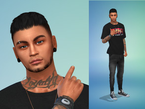 Sims 4 — Brian Davis by starafanka — DOWNLOAD EVERYTHING IF YOU WANT THE SIM TO BE THE SAME AS IN THE PICTURES NO SLIDERS
