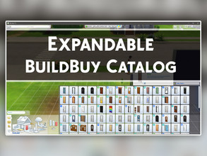 Sims 4 — Expandable BuildBuy Catalog - Updated July 2022 by TwistedMexi — NOTE: If you're opting to use Better BuildBuy