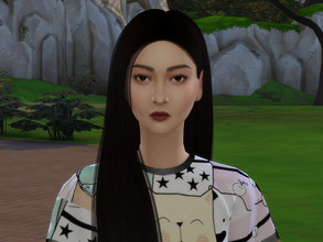 Sims 4 — Gina Jin by YNRTG-S — Made another cute chinese actres. Enjoy ^^ All the info about the sim is in the previews.