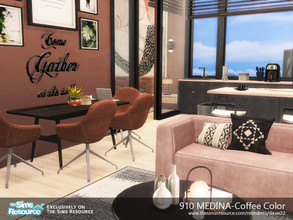 Sims 4 — 910 MEDINA-Coffee Color by dasie22 — The suite was built in San Myshuno at 910 Medina Studios Apartments. This