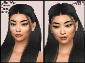Sims 4 — Lilly Wan by YNRTG-S — Lilly's melancholic nature only finds comfort in two things: gardening and sports, but if