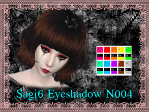 Sims 4 — Eyeshadow N004 - Sagi6 by sagi6 — *Base game mesh (you will need to have Eco Lifestyle expansion installed)