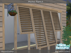 Sims 4 — Muine Part 2 by Mincsims — another part of Muine Set. It consists of 4 awnings, 2 doors, 2 arches. *Awning -