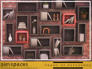 Sims 4 — Frame of Reference set by simspaces — A great set full of the bits and pieces you need for taking your