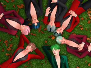 Sims 4 — Bts PosePack by couquett — Hi its time to have a good moments with you sims friends, inspire in a k pop grup,
