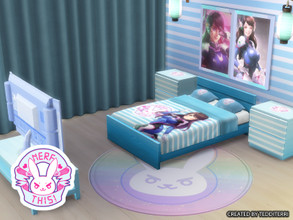 Sims 4 — "NERF THIS" BEDROOM SET #1 by TeddiTerri2 — GET PART ONE OF THE "NERF THIS" DVA FURNITURE