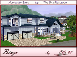 Sims 3 — Bingo by ella47 — Bingo is a nice Cottage with Luxery. There is a big Terras with Fireplace and BBQ. Nice