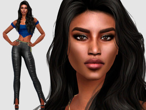 Sims 4 — Cristal Sanders by DarkWave14 — Download all CC's listed in the Required Tab to have the sim like in the