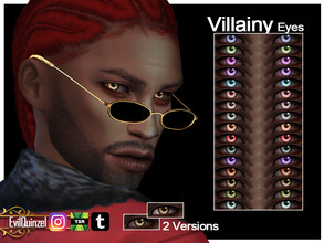 Sims 4 — Villainy Eyes by EvilQuinzel — - Facepaint category; - Female and male; - Toddler + ; - All species; - 32