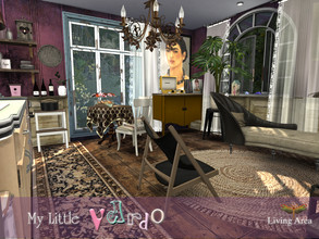 Sims 4 — My Little Vardo - Living Area by fredbrenny — I mean it when I say that I could live here in real life. With the