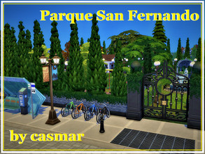 Sims 4 — Parque San Fernando by casmar — This is a nice park, where you can perform different activities! Actually this