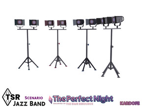 Sims 4 — The Perfect Night_kardofe_Jazz Band_Focus light by kardofe — Spotlights to illuminate the stage, in four colour