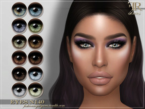 Sims 4 — Eyes N140 by FashionRoyaltySims — Standalone Custom thumbnail All ages and genders 12 color options HQ texture