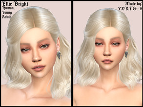Sims 4 — Ellie Bright by YNRTG-S — Ellie can be briefly described as a sunshine. She always smiles, dances and glows,