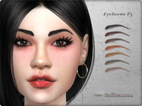 Sims 4 — Natural eyebrows N3 by coffeemoon — 31 color options for female and male: toddler, child, teen, young, adult,