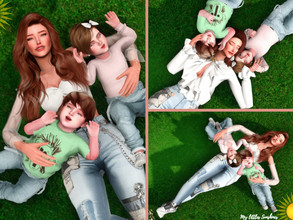 Sims 4 — My Littles Sunshines (Posepack) by couquett — Hi Little swetties, this a very, very, very swett posepack for