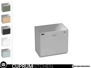 Sims 4 — Cuprum Dishwasher by wondymoon — - Cuprum Kitchen - Dishwasher - Wondymoon|TSR - Creations'2021
